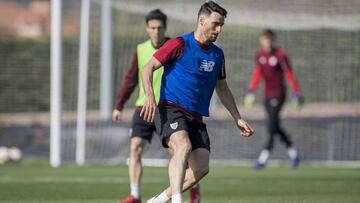 Aduriz se prueba y Balenziaga se suma al grupo