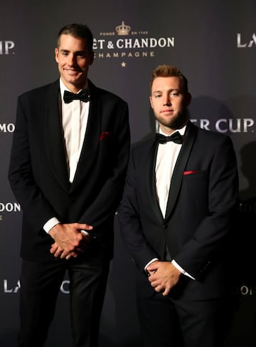 John Isner y Jack Sock. 