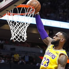 LeBron James ajusticia al Miami Heat con un show de época