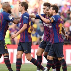 Barcelona golea a Boca con Arturo Vidal como protagonista