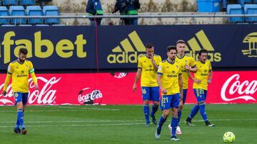 El Cádiz, en apuros tras sumar siete jornadas sin ganar