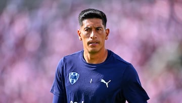 Esteban Andrada of Monterrey during the FIFA Club World Cup 2025 Group - E match between CA River Plate and CF Monterrey at Rose Bowl Stadium on June 21, 2025 in Pasadena, California, United States.