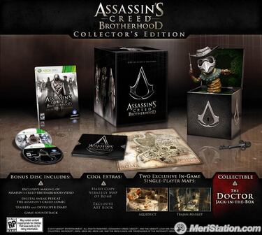 Ubisoft revela la edición coleccionista de AC: Brotherhood