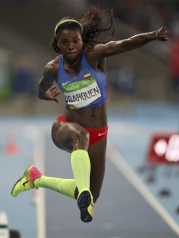 Caterine Ibargüen medalla de oro en Salto Triple