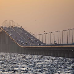 The $2 billion mega bridge over the sea connecting two nations with stops on artificial islands