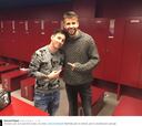 Piqué, irónico: "Gracias Leo, tú sí que me la das, no como Munir"