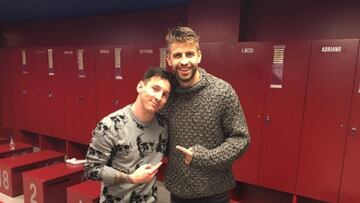 Piqué agradeció a Messi la asistencia y se acordó de Munir.