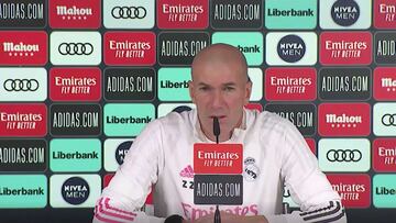 Zidane: "En enero cuento con todos los jugadores que tengo"