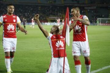 Independiente Santa Fe y el Medellín se enfrentaron en El Campín para ponerse al día en el calendario de la Liga Águila.