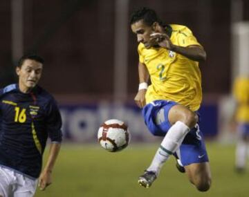 2011. Conmbeol sub-20. Brasil-Ecuador. Christian y Danilo.