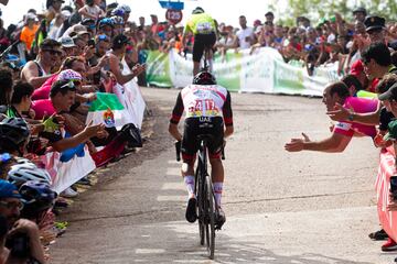 Las mejores imágenes de la etapa con final en Les Praeres