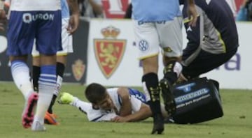 Galarreta tuvo problemas en el hombro.