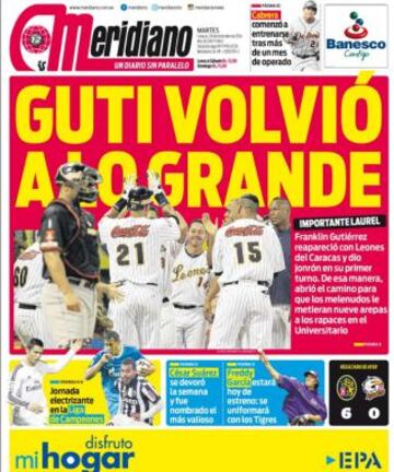 Portadas de la prensa deportiva