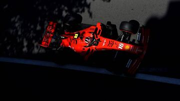 BAKU, AZERBAIJAN - APRIL 27: Charles Leclerc of Monaco driving the (16) Scuderia Ferrari SF90 on track during final practice for the F1 Grand Prix of Azerbaijan at Baku City Circuit on April 27, 2019 in Baku, Azerbaijan. (Photo by Mark Thompson/Getty Images)