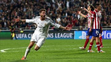 Ramos marc&oacute; el gol de la D&eacute;cima... A pase de Modric.