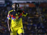 Soccer Football - Liga MX - Club America v Leon - Estadio Azteca, Mexico City, Mexico - November 1, 2025 Club America's Allan Saint-Maximin reacts REUTERS/Eloisa Sanchez