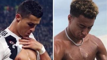 Lingard se burla de Cristiano y su celebración enseñando abdominales