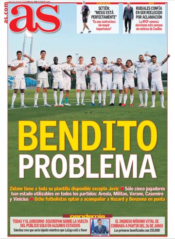 Las portadas de AS de junio