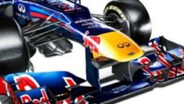 El Red Bull RB8 de Vettel, también con morro 'de pato'