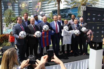 Las mejores imágenes del espectacular lanzamiento de "El Clásico" en Miami