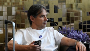 Inzaghi, entrenador de Al Hilal.