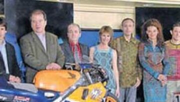 <b>NOVEDADES. </b>El equipo de TVE, en la presentación del Campeonato del Mundo de MotoGP.