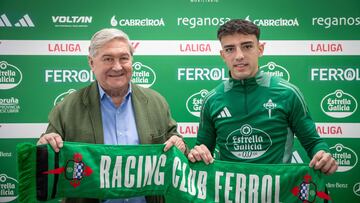 Racing de Ferrol
presentación Naim García