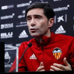 Marcelino responde a 4 frentes: Betis, Messi, Bordalás y Machín