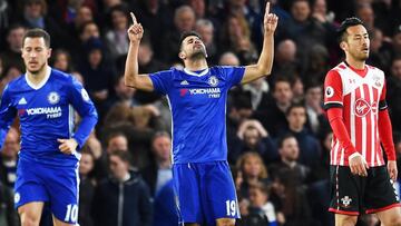 Diego Costa y el Chelsea mantienen el liderato en la Premier