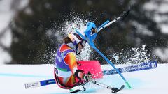 Audrey Pascual se cae en el eslalon gigante y la cuarta medalla deberá esperar