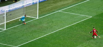 Cristiano Ronaldo marca el 0-1 de penalti.