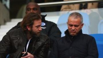 José Mourinho vio este sábado el Brighton-Middlesbrough.