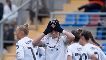 17/01/26
FUTBOL FEMENINO
PARTIDO PRIMERA DIVISION
LEVANTE FEMENINO - REAL MADRID FEMENINO
GOL ATHENEA ALEGRIA