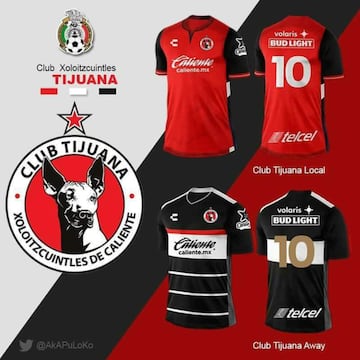 Así serían las nuevas playeras de los equipos de Liga MX