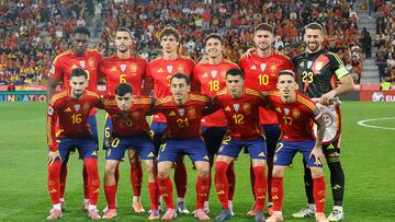 14/10/25 PARTIDO CLASIFICACION MUNDIAL 2026
ESTADIO JOSE ZORRILLA
SELECCION ESPAÑOLA ESPAÑA - BULGARIA
FORMACOIN EQUIPO
