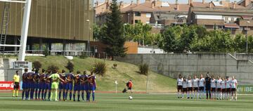 Barça and Atlético women play Copa de la Reina semi-finals in searing 38 degree heat