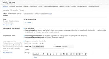 Cómo añadir una firma a Gmail