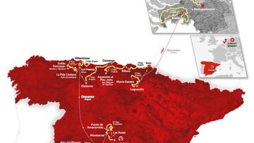 Recorrido y etapas de la Vuelta a España 2022