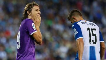 Modric, en Cornell&aacute;, donde se lesion&oacute;.