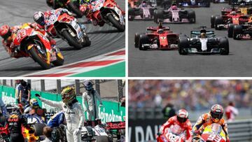 Récord histórico: en 2018 habrá 40 GGPP entre MotoGP y F1