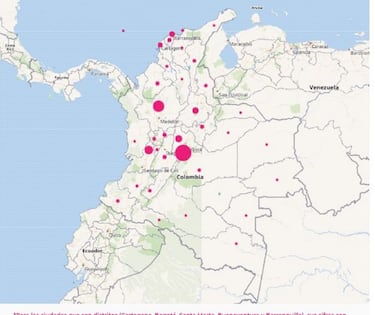 Mapa de casos y muertes por coronavirus por departamentos en Colombia: hoy, 1 de agosto