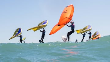 Race y Slalom en la Spain WingFoil League en Chiclana de la Frontera (Cádiz).