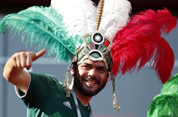 Los rostros de la afición en el México vs Suecia