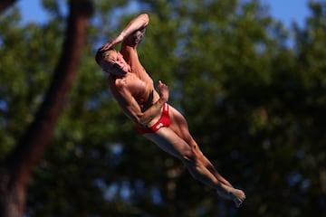 El alemán Timo Barthel, especializado en salto en trampolín de uno y tres metros, también utiliza OnlyFans para financiar su carrera. 