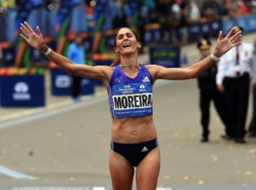 Sara Moreira la portuguesa que quedó en cuarta posición.