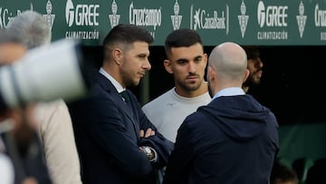 Ceballos, con Fajardo y Joaquín.