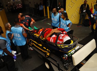 Secuencia lesión Musiala.