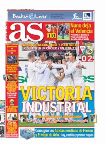 Las portadas de AS de noviembre