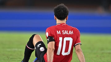 Salah, lesionado con Egipto.