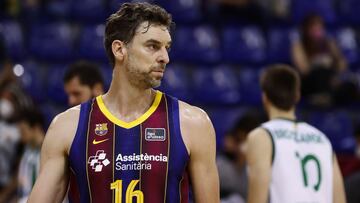 05/06/21 BALONCESTO PLAYOFF ACB TERCER PARTIDO BARCELONA - JOVENTUT
 
 PAU GASOL 